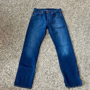 Levi Strauss 501 W33 L34 Button Fly Denim